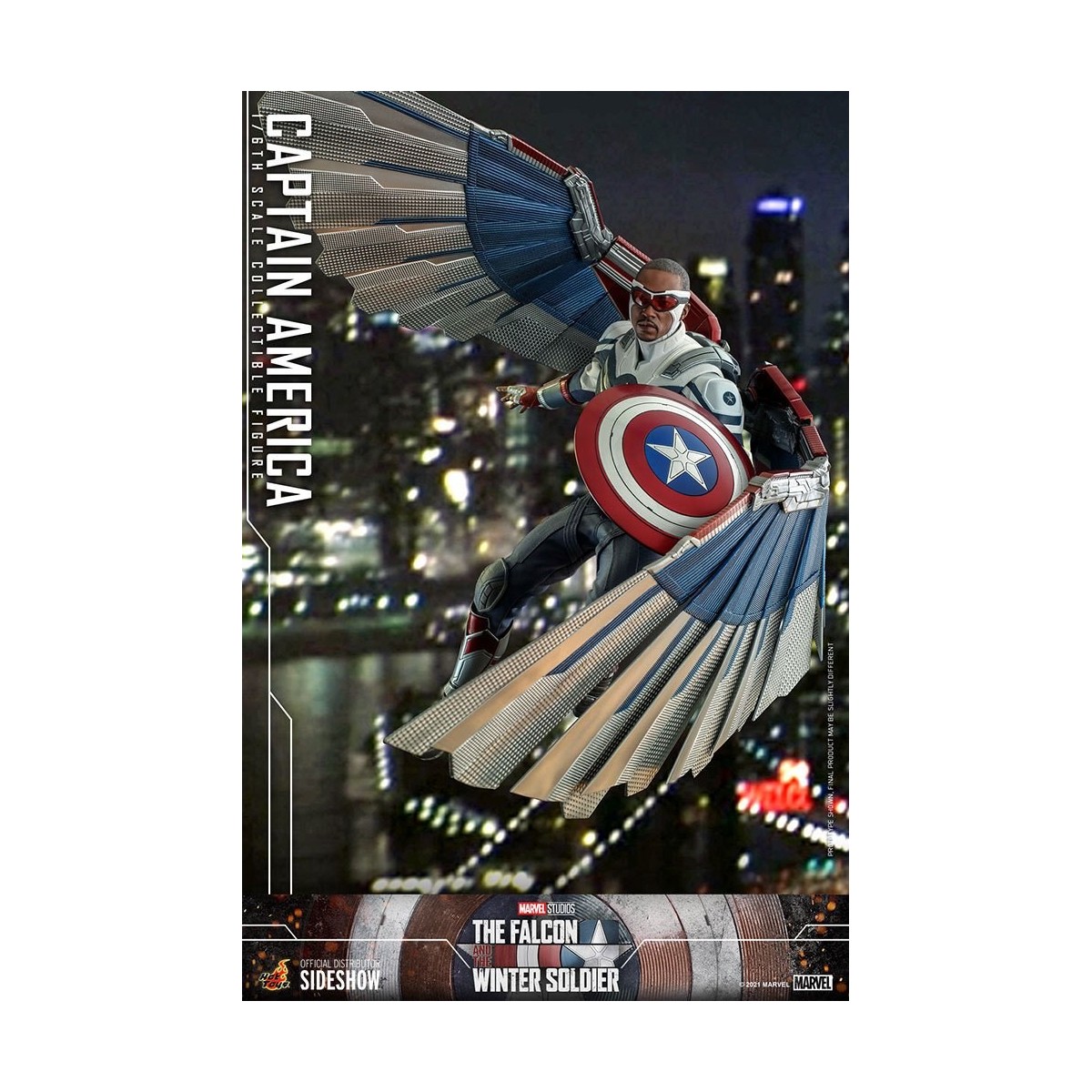 Hot Toys Marvel - Capitán América 1/6 - El Halcón y el Soldado de Invierno