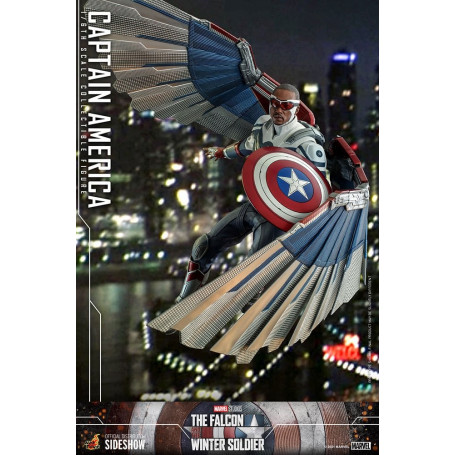 Hot Toys Marvel - Capitán América 1/6 - El Halcón y el Soldado de Invierno
