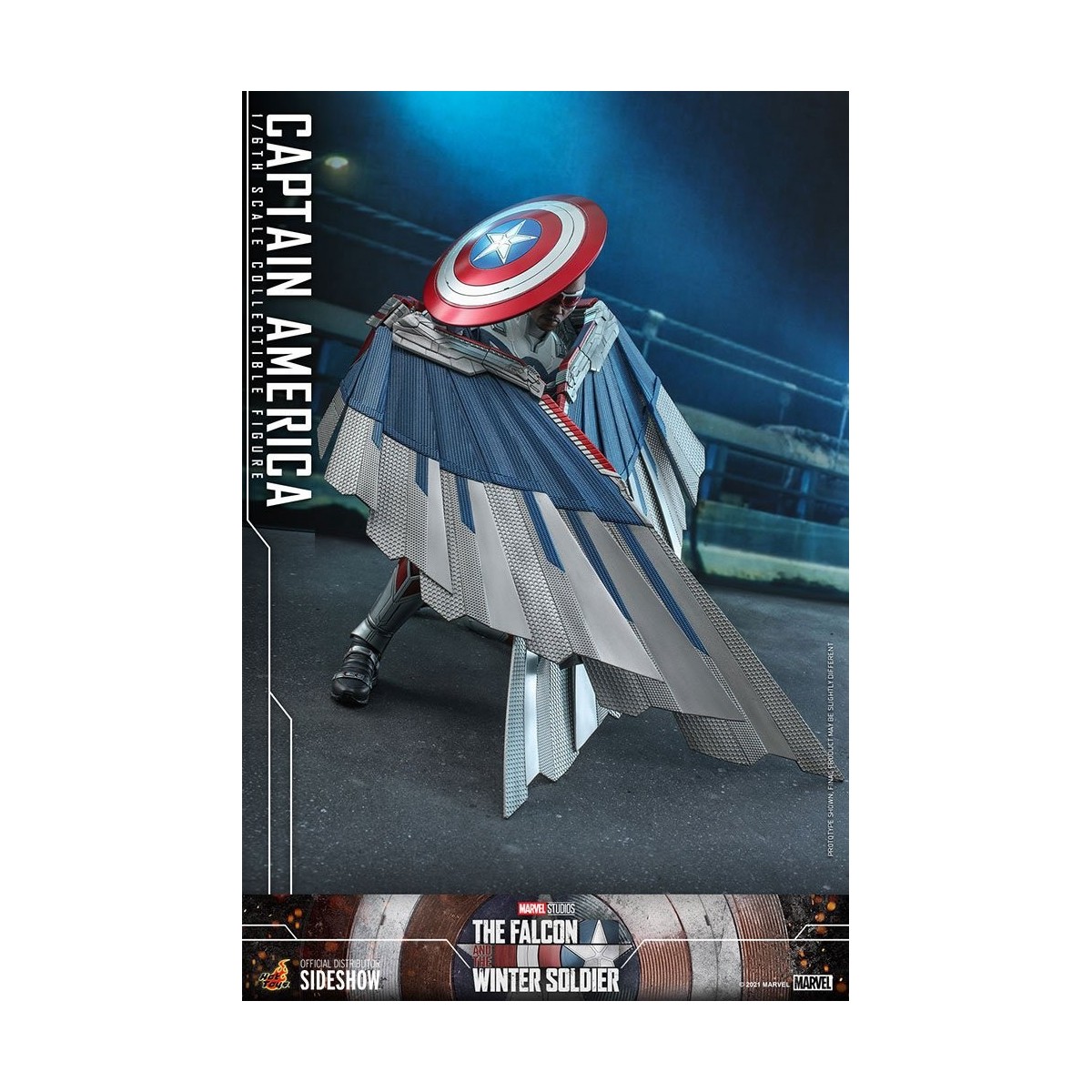 Hot Toys Marvel - Capitán América 1/6 - El Halcón y el Soldado de Invierno