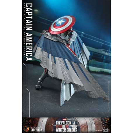 Hot Toys Marvel - Capitán América 1/6 - El Halcón y el Soldado de Invierno