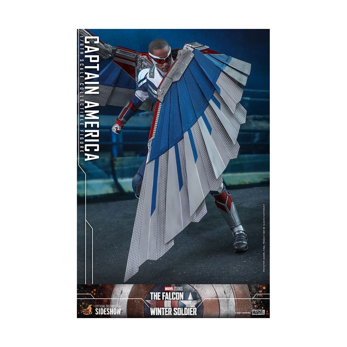 Hot Toys Marvel - Capitán América 1/6 - El Halcón y el Soldado de Invierno