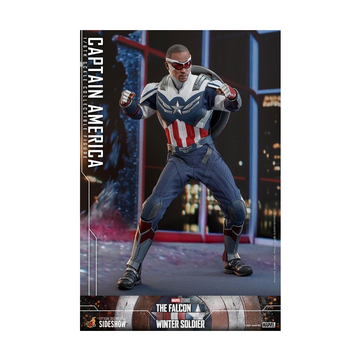 Hot Toys Marvel - Capitán América 1/6 - El Halcón y el Soldado de Invierno