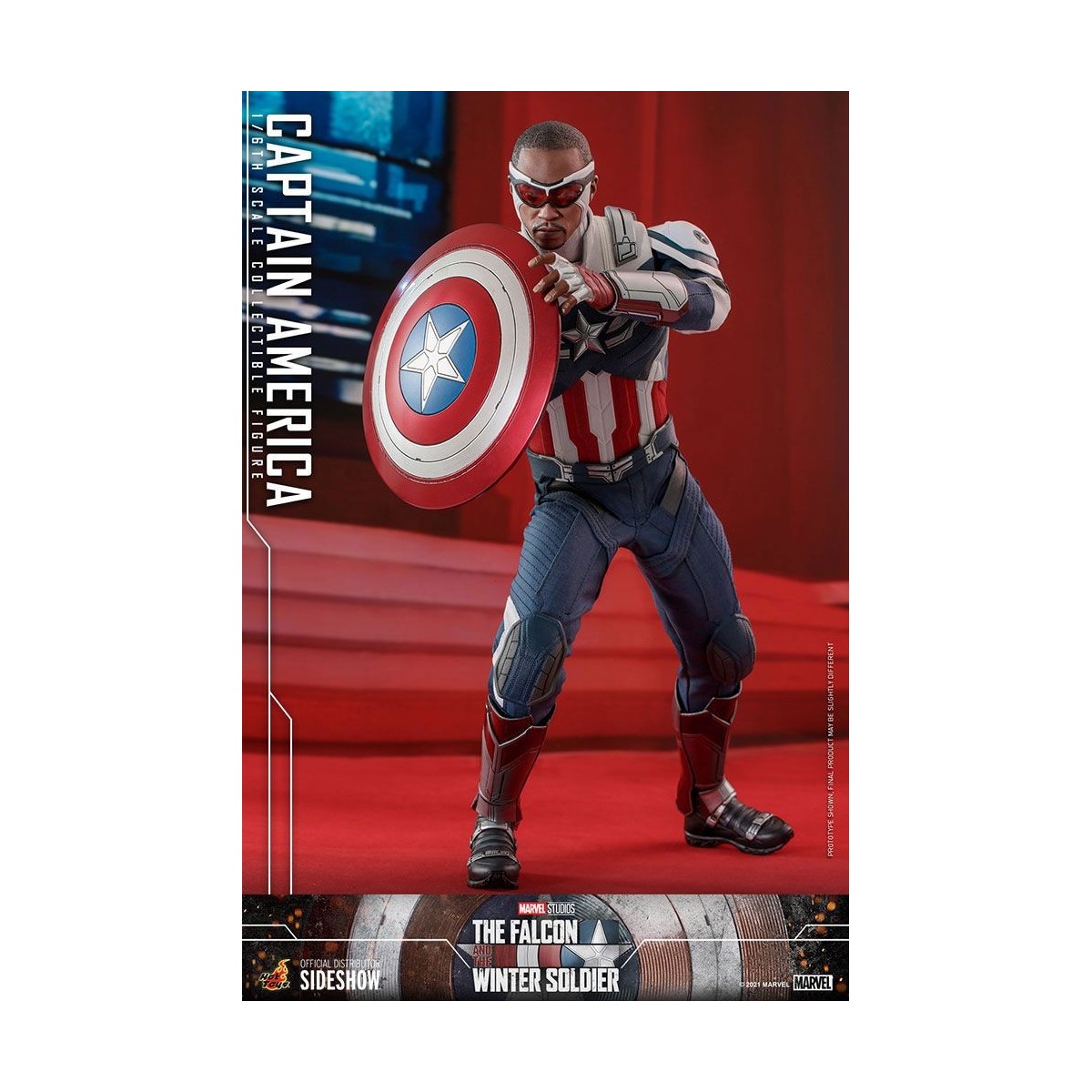Hot Toys Marvel - Capitán América 1/6 - El Halcón y el Soldado de Invierno