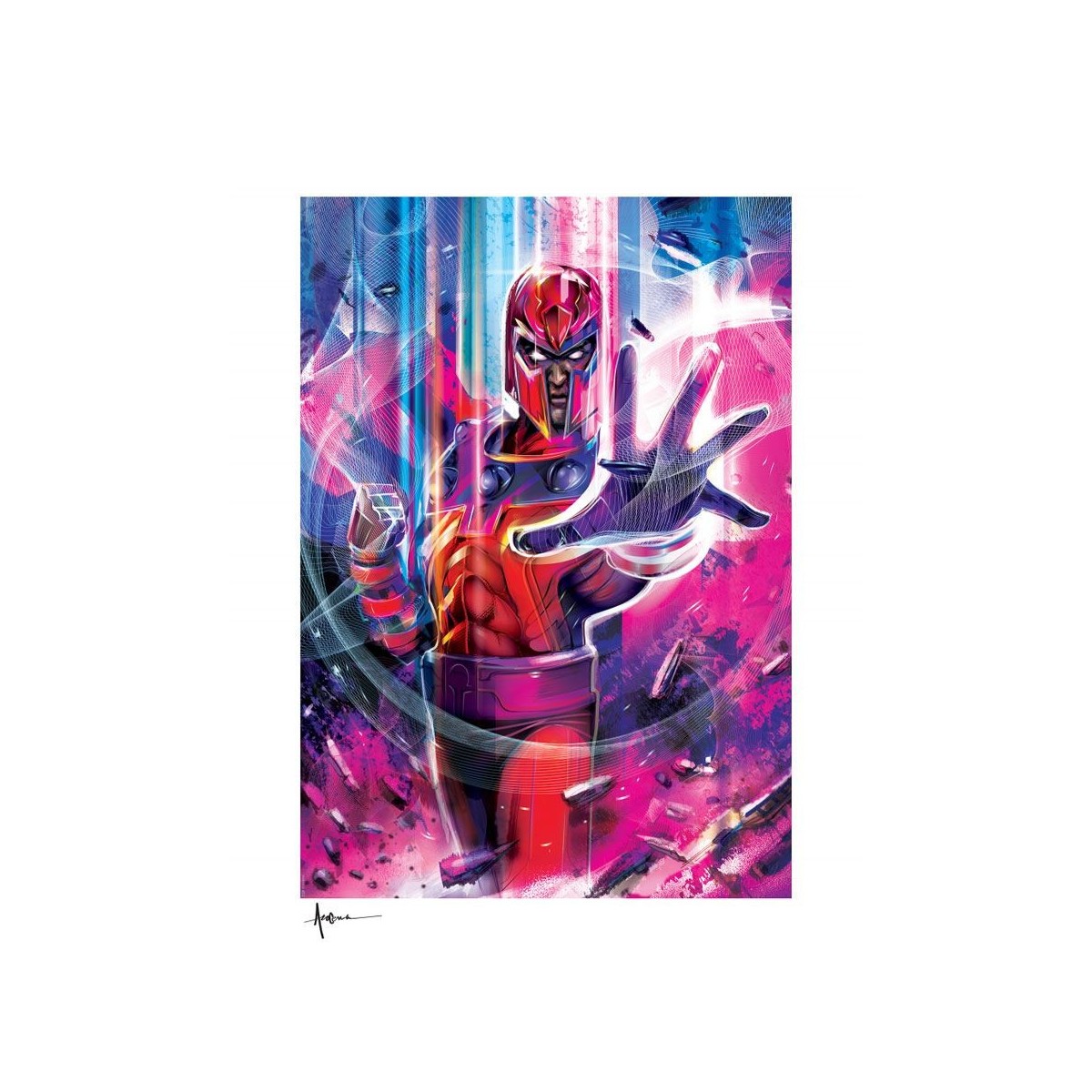 Impresión Marvel - Impresión artística de Magneto - 46 x 61 cm - sin marco