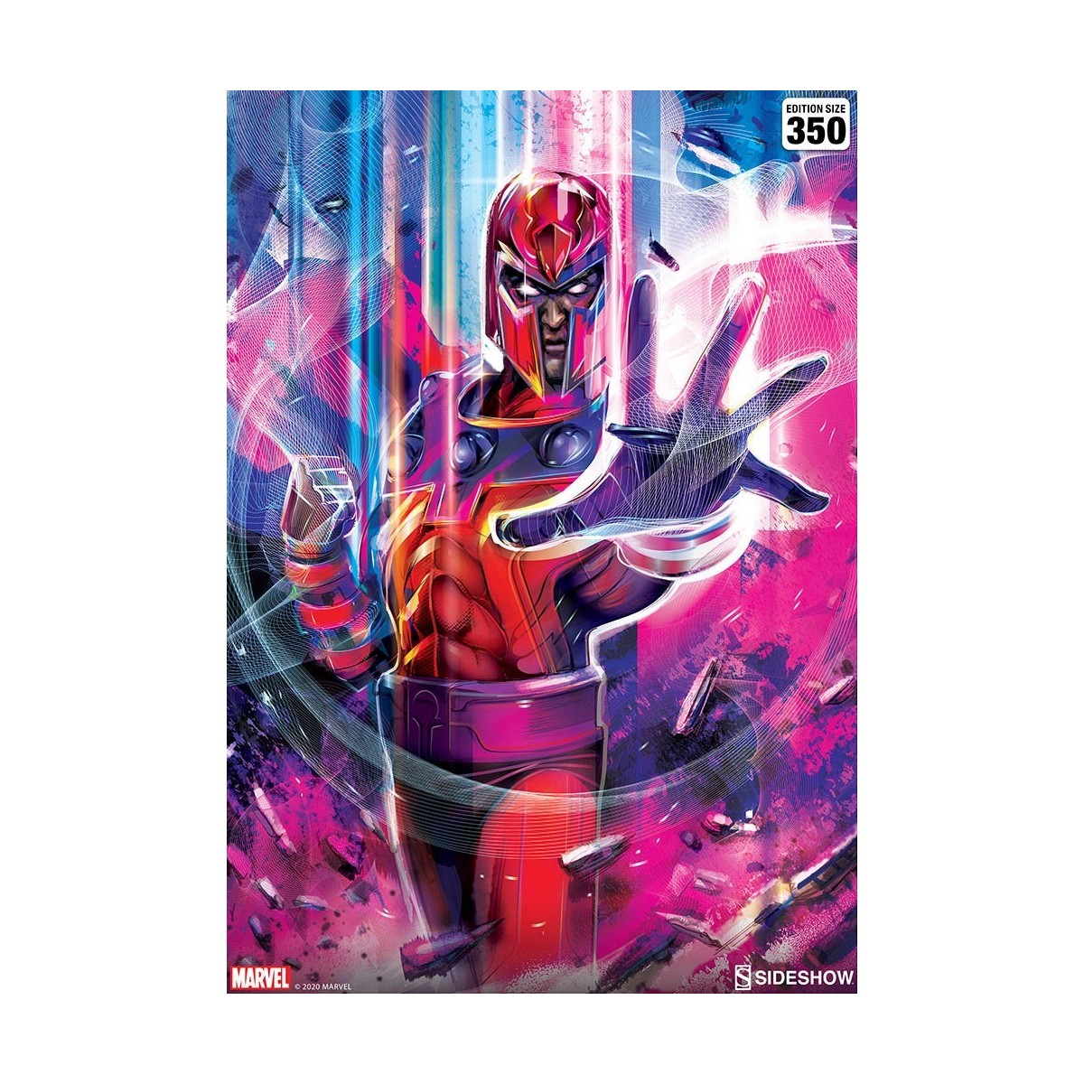 Impresión Marvel - Impresión artística de Magneto - 46 x 61 cm - sin marco