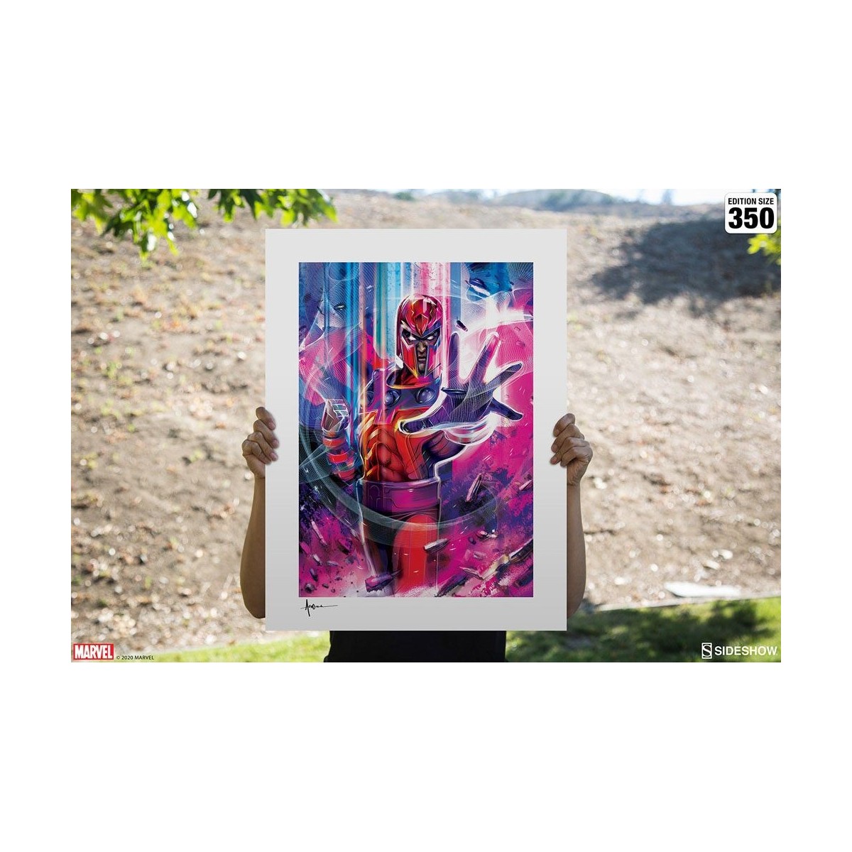 Impresión Marvel - Impresión artística de Magneto - 46 x 61 cm - sin marco