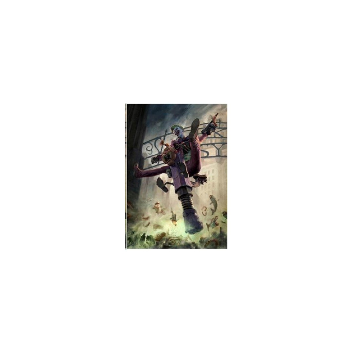 Impresión de DC Comics - Impresión de Arte The Joker Arkham Asylum - 46 x 61 cm - sin marco