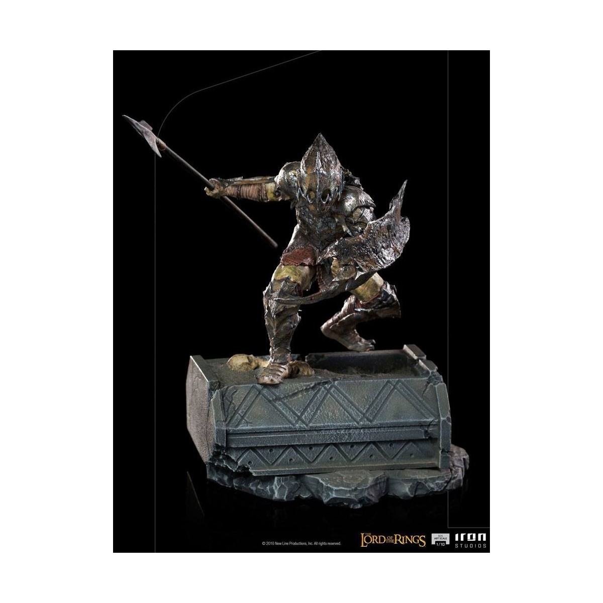 IRON STUDIOS - Orco blindado BDS Art Scale 1/10 - El Señor de los Anillos