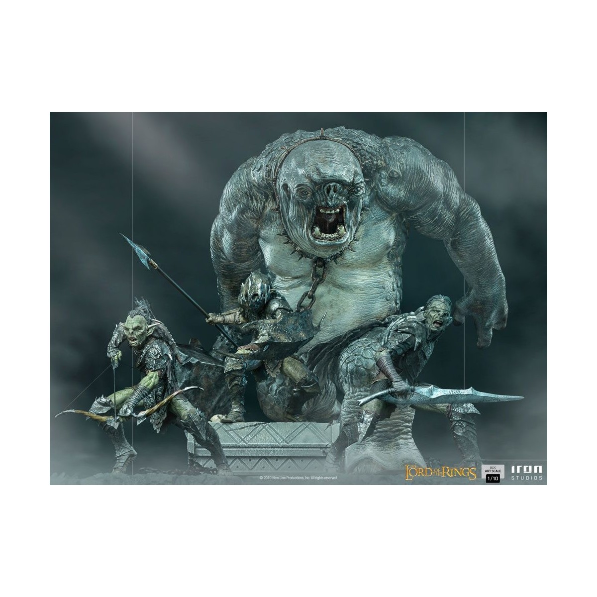 IRON STUDIOS - Orco blindado BDS Art Scale 1/10 - El Señor de los Anillos