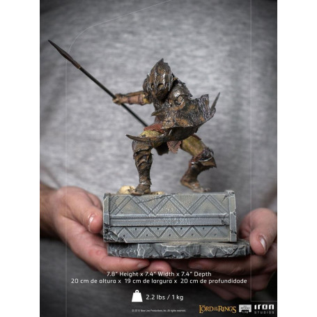 IRON STUDIOS - Orco blindado BDS Art Scale 1/10 - El Señor de los Anillos