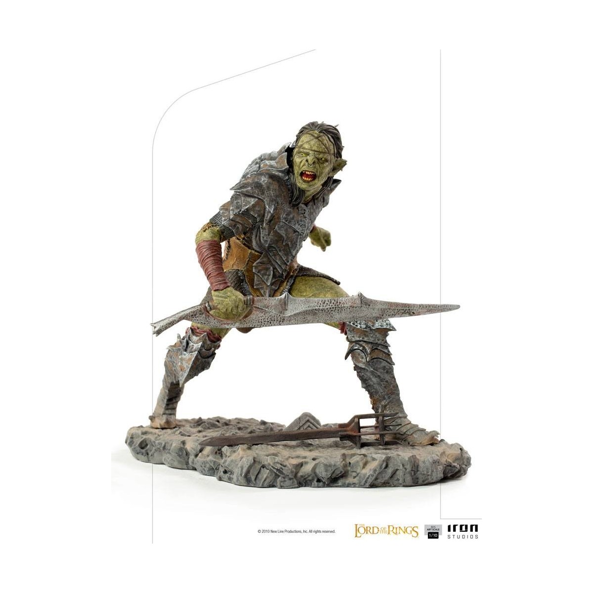 IRON STUDIOS - Espadachín Orco BDS Art Scale 1/10 - El Señor de los Anillos