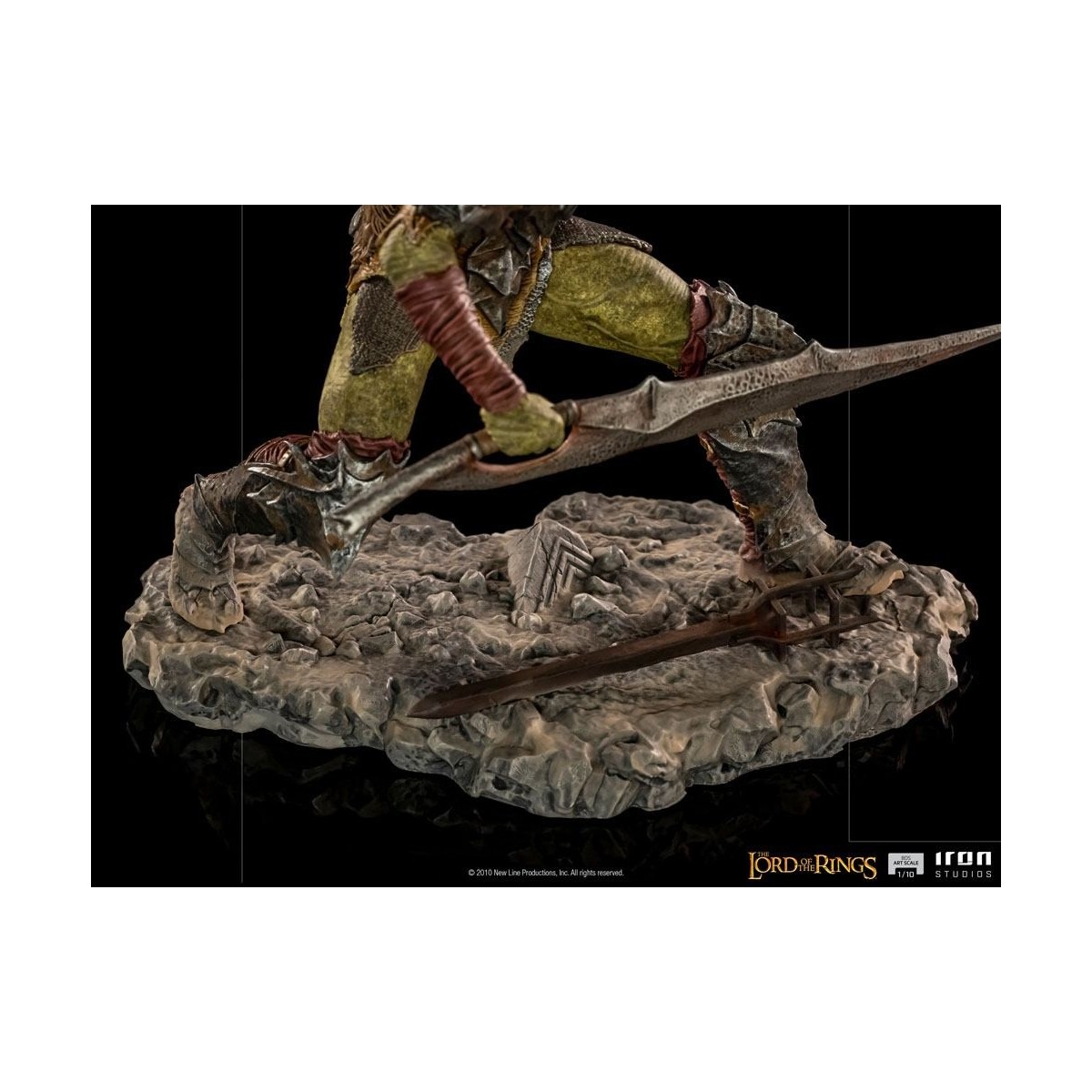 IRON STUDIOS - Espadachín Orco BDS Art Scale 1/10 - El Señor de los Anillos