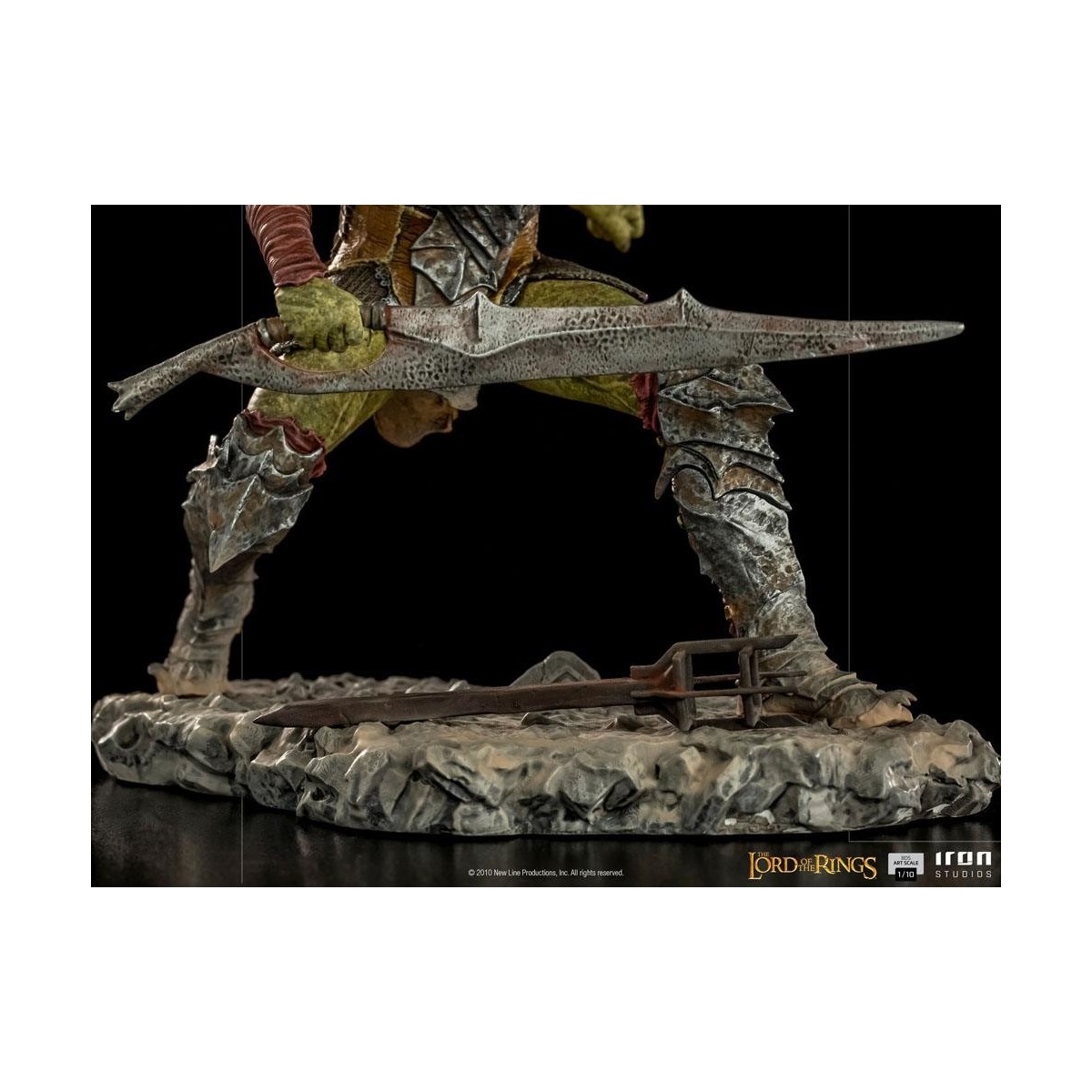 IRON STUDIOS - Espadachín Orco BDS Art Scale 1/10 - El Señor de los Anillos