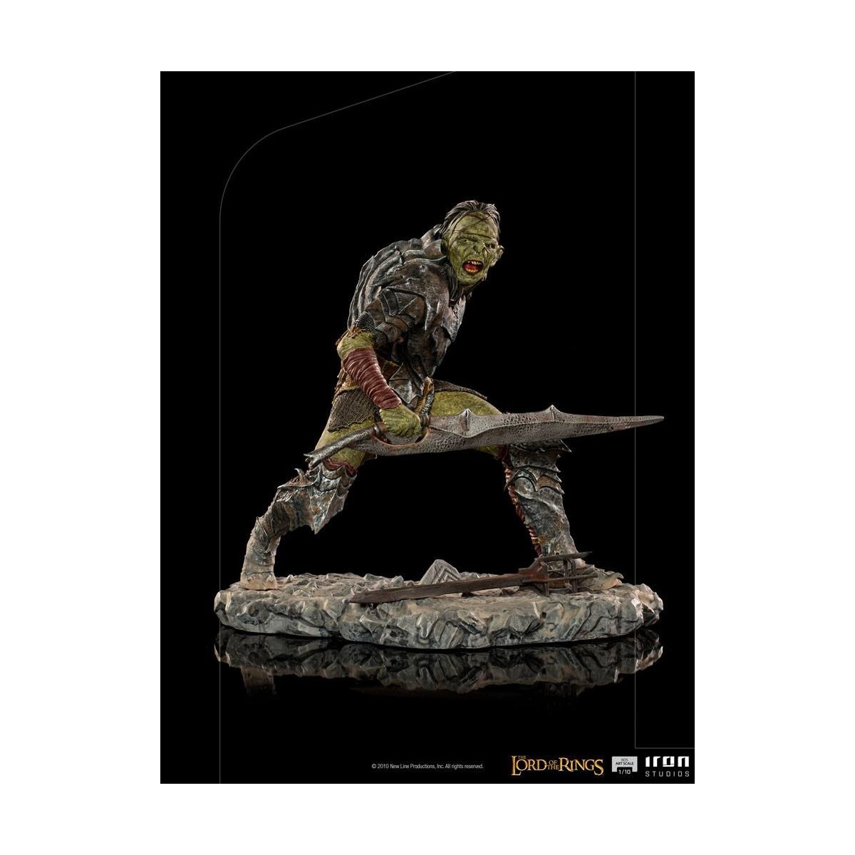 IRON STUDIOS - Espadachín Orco BDS Art Scale 1/10 - El Señor de los Anillos