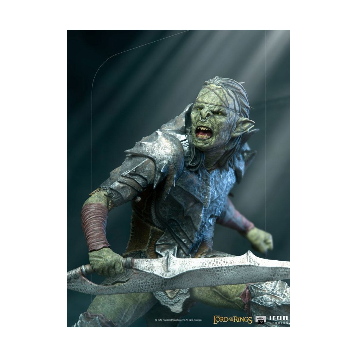 IRON STUDIOS - Espadachín Orco BDS Art Scale 1/10 - El Señor de los Anillos