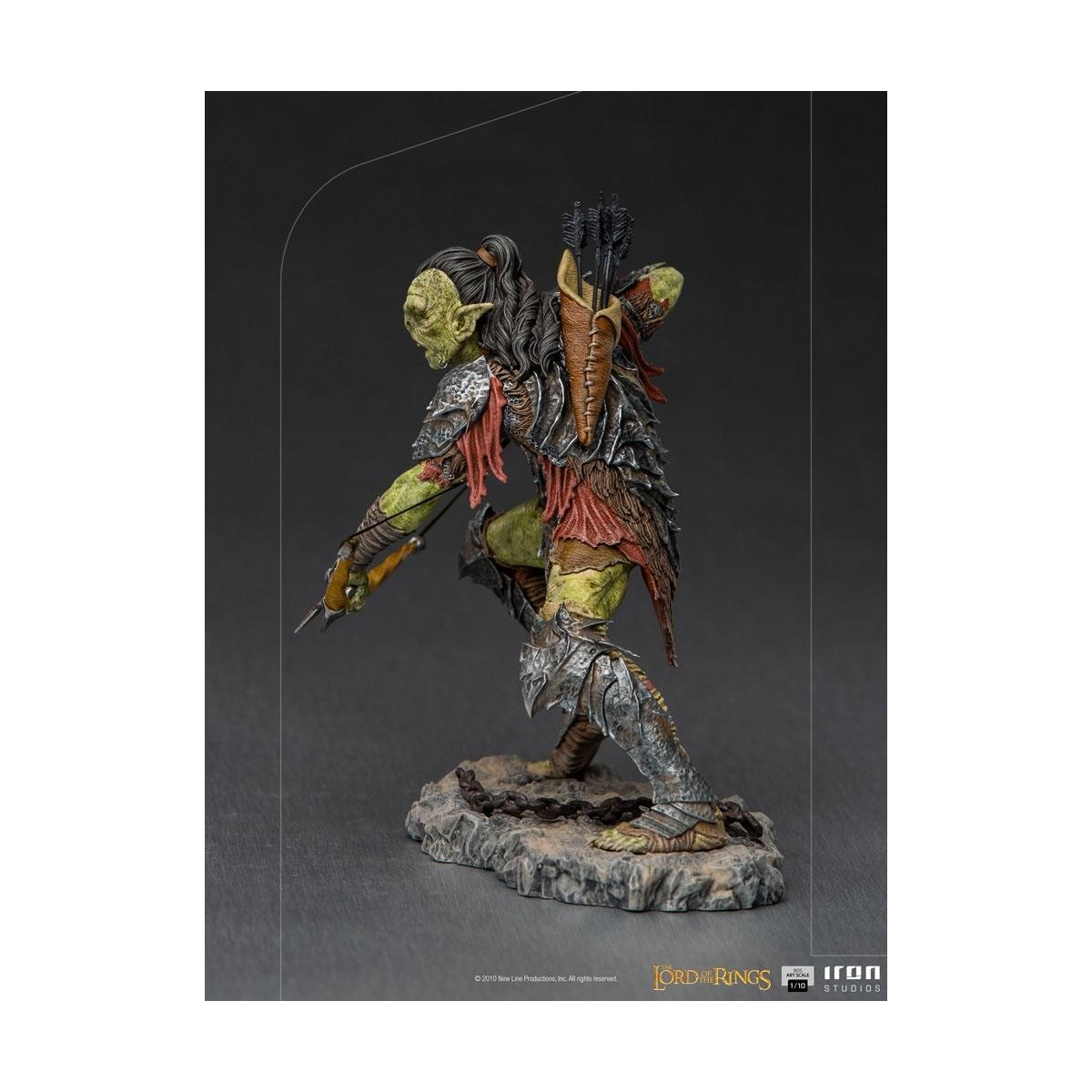 IRON STUDIOS - Arquero Orco SDE Escala Artística 1/10 - El Señor de los Anillos