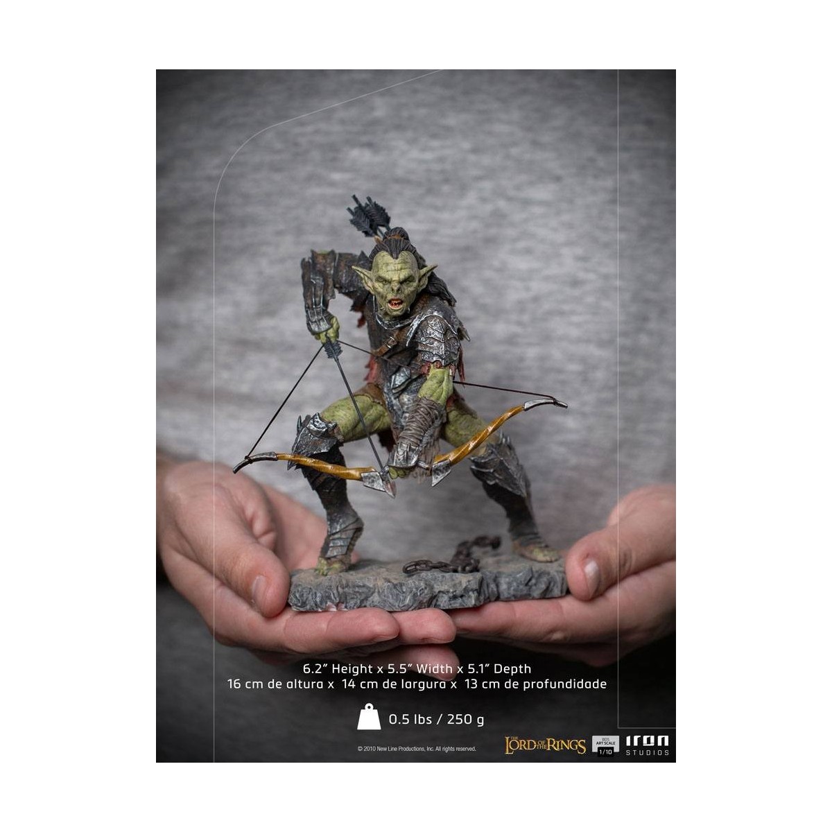 IRON STUDIOS - Arquero Orco SDE Escala Artística 1/10 - El Señor de los Anillos