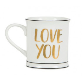 Sass & Belle - Taza Gold Love You