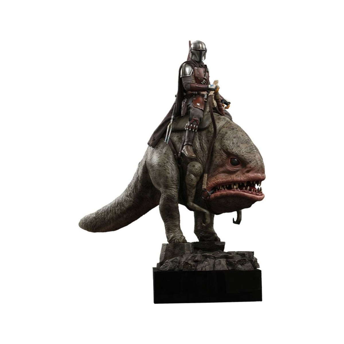 Hot Toys Star Wars - El Mandaloriano y Blurrg