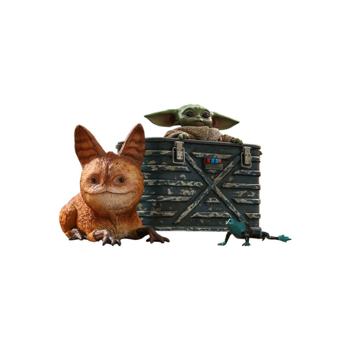 Hot Toys Star Wars - The Mandalorian - Grogu 1/6 pack de 3 figuras
