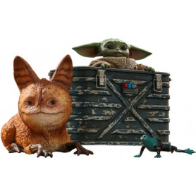 Hot Toys Star Wars - The Mandalorian - Grogu 1/6 pack de 3 figuras