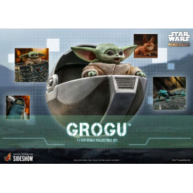 Hot Toys Star Wars - The Mandalorian - Grogu 1/6 pack de 3 figuras