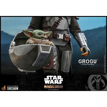 Hot Toys Star Wars - The Mandalorian - Grogu 1/6 pack de 3 figuras