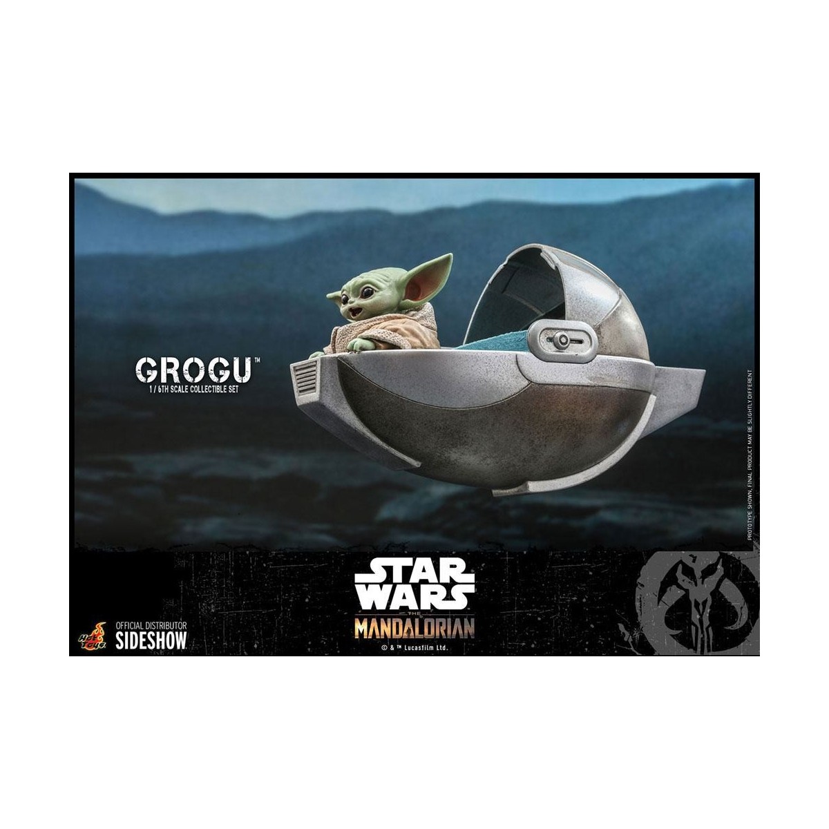 Hot Toys Star Wars - The Mandalorian - Grogu 1/6 pack de 3 figuras