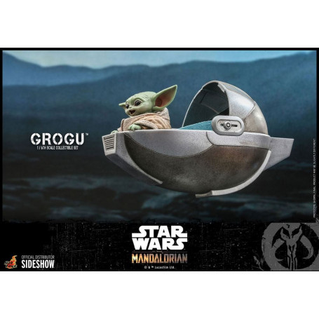 Hot Toys Star Wars - The Mandalorian - Grogu 1/6 pack de 3 figuras