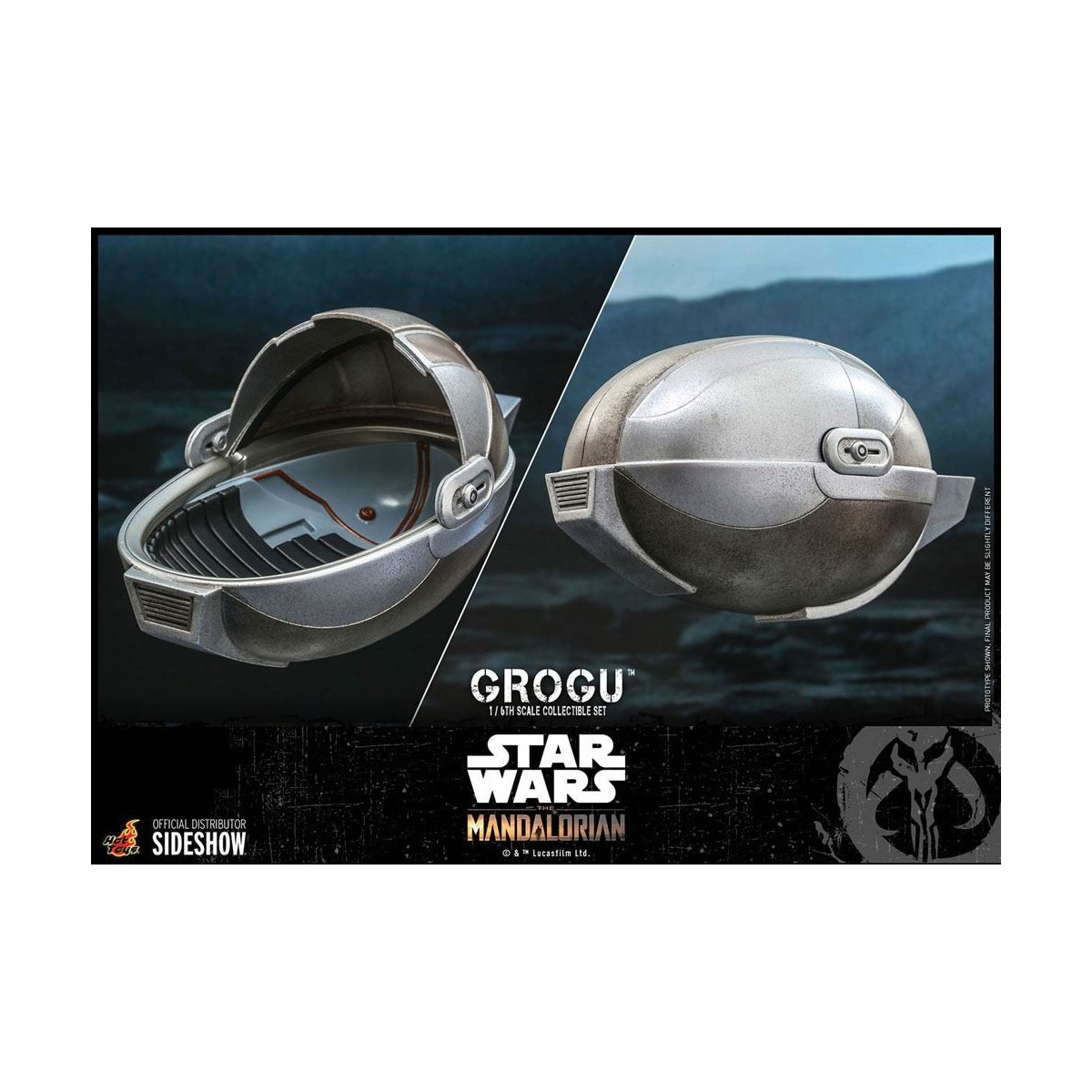 Hot Toys Star Wars - The Mandalorian - Grogu 1/6 pack de 3 figuras