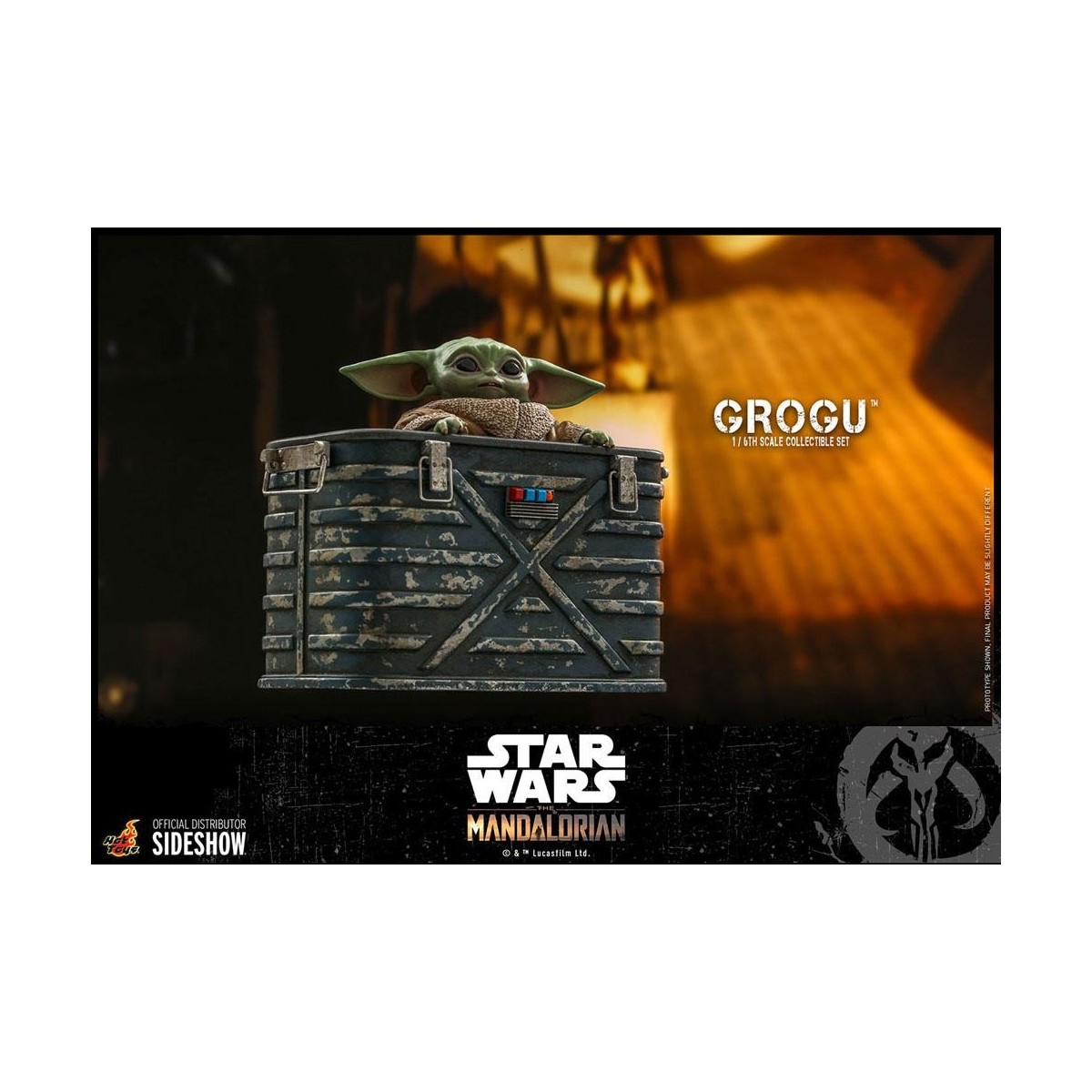 Hot Toys Star Wars - The Mandalorian - Grogu 1/6 pack de 3 figuras