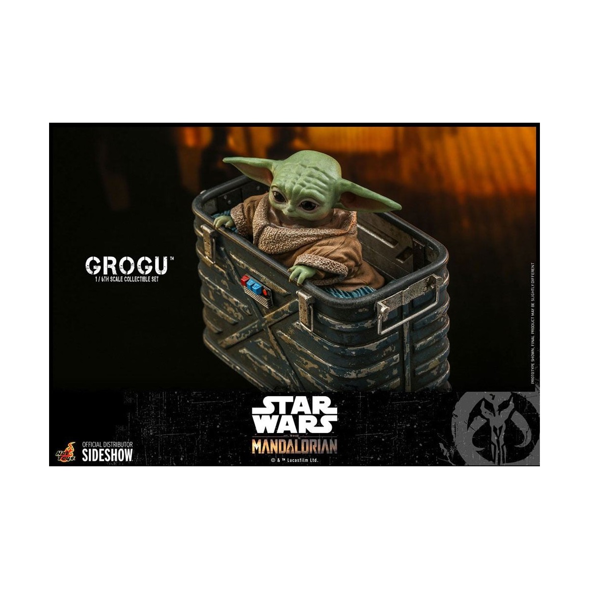 Hot Toys Star Wars - The Mandalorian - Grogu 1/6 pack de 3 figuras