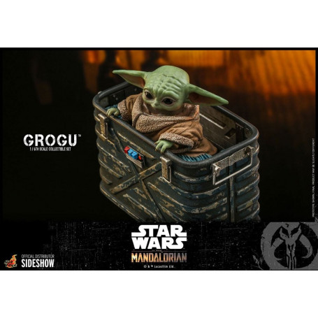 Hot Toys Star Wars - The Mandalorian - Grogu 1/6 pack de 3 figuras