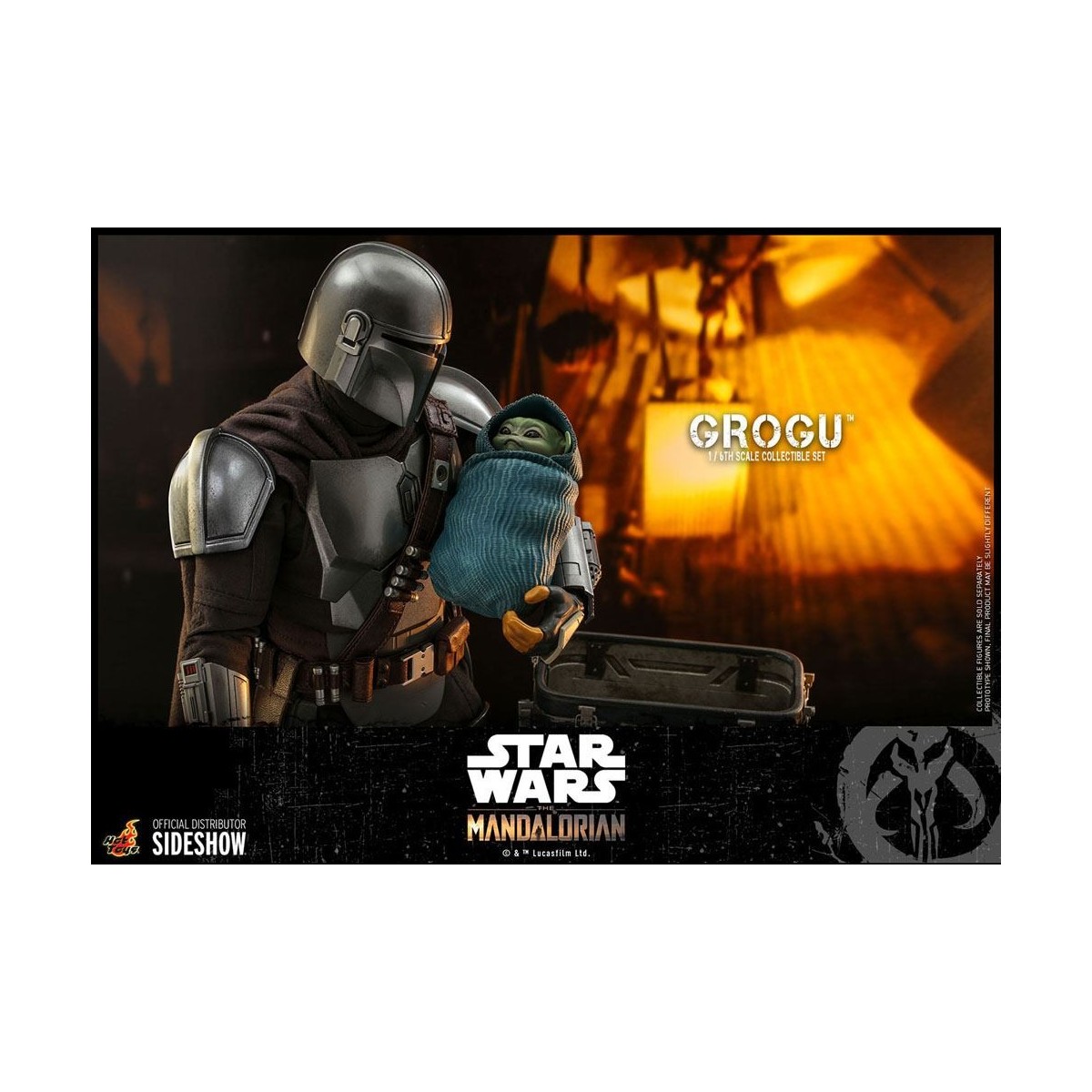 Hot Toys Star Wars - The Mandalorian - Grogu 1/6 pack de 3 figuras