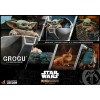 Hot Toys Star Wars - The Mandalorian - Grogu 1/6 pack de 3 figuras
