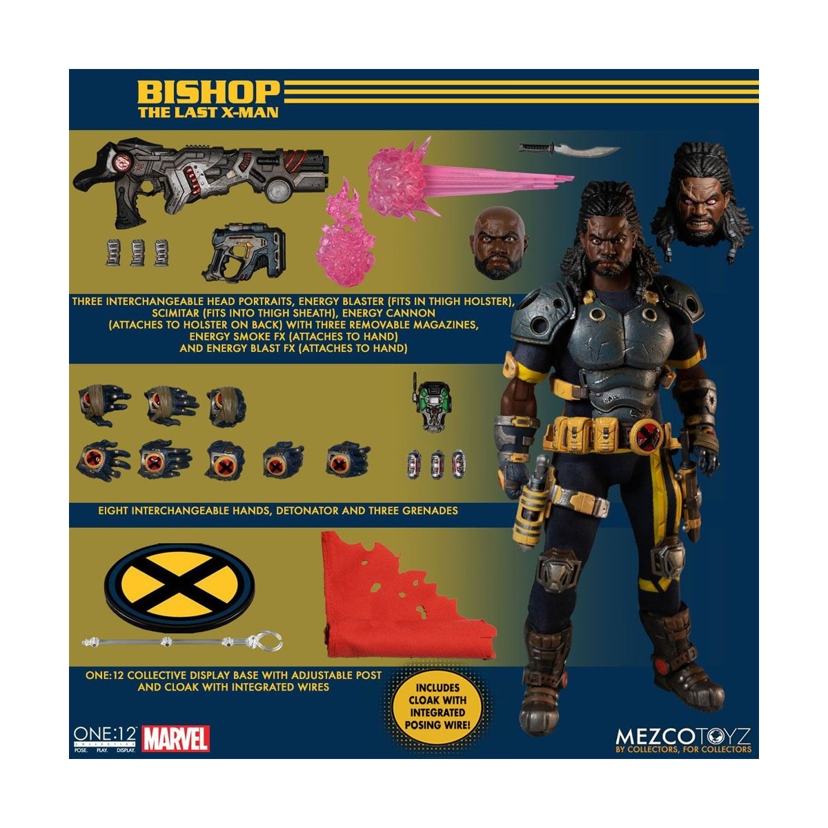 Mezco One 12 - Bishop - X-Men