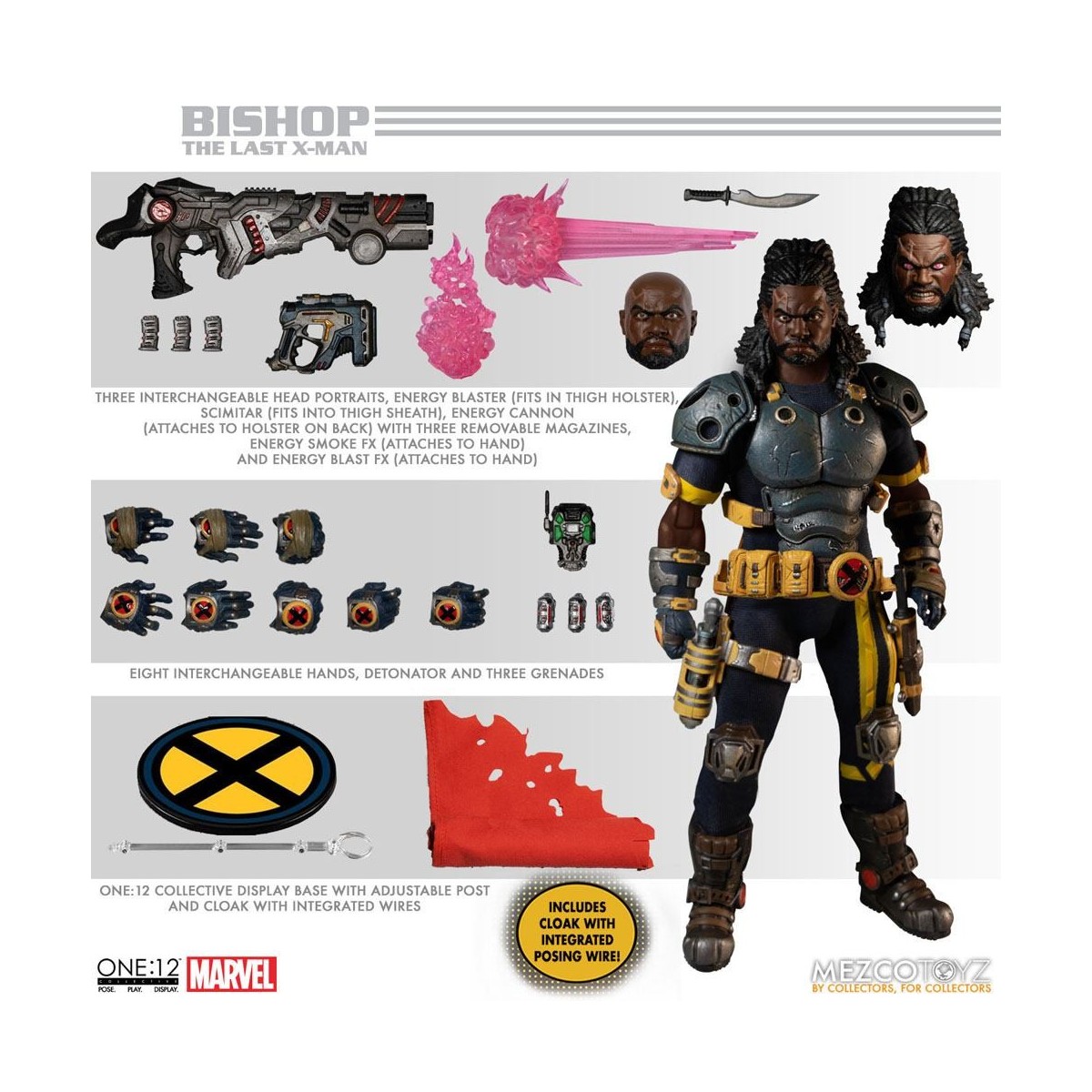 Mezco One 12 - Bishop - X-Men