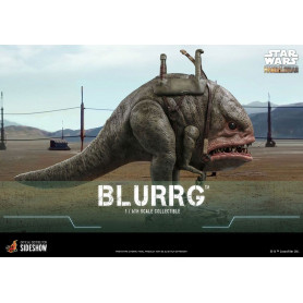 Hot Toys Star Wars - El Mandaloriano y Blurrg