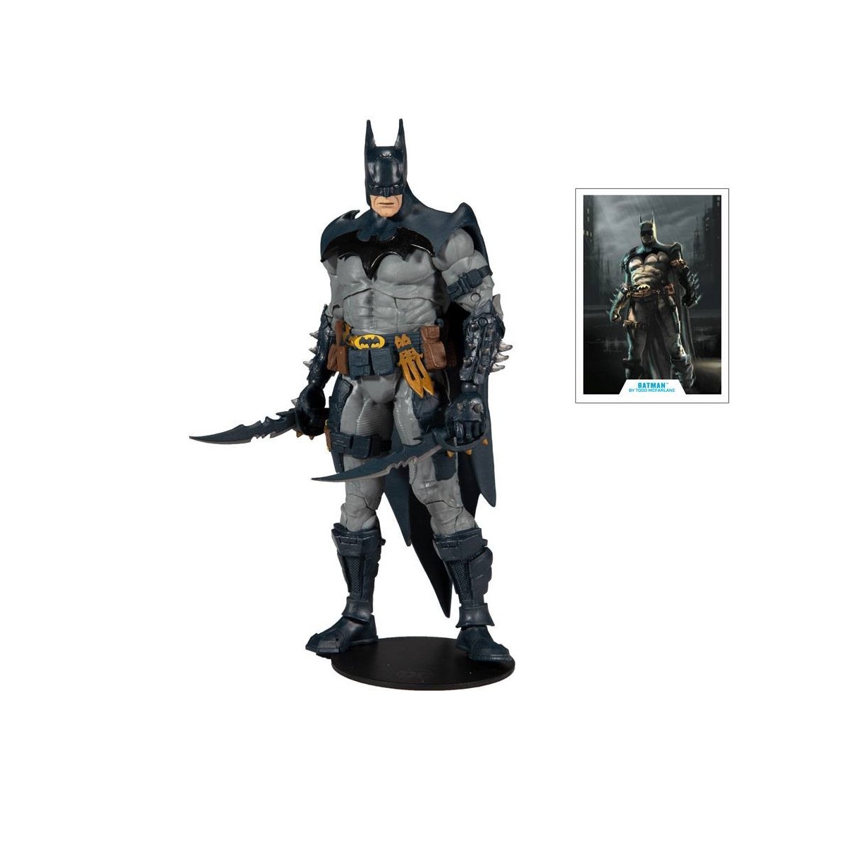 Mc Farlane - DC Multiverse - Batman diseñado por Todd McFarlane Versión Azul 1/12