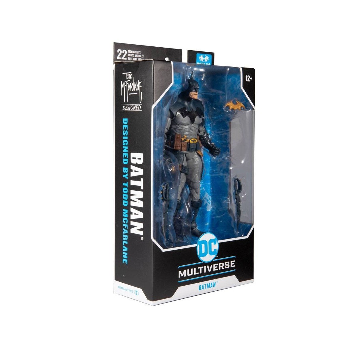 Mc Farlane - DC Multiverse - Batman diseñado por Todd McFarlane Versión Azul 1/12