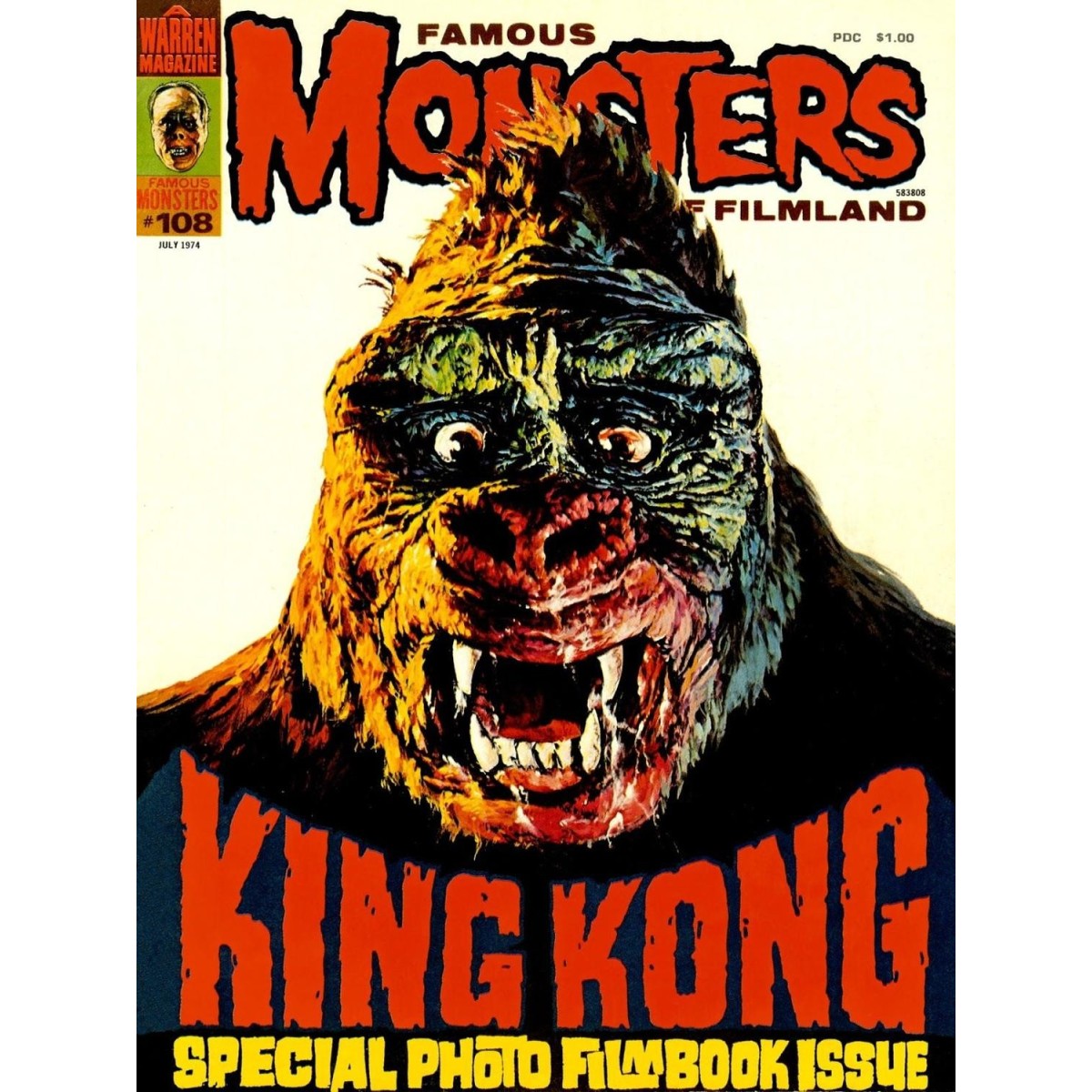Neca - Ultimate KING KONG ILLUSTRATED 1/12