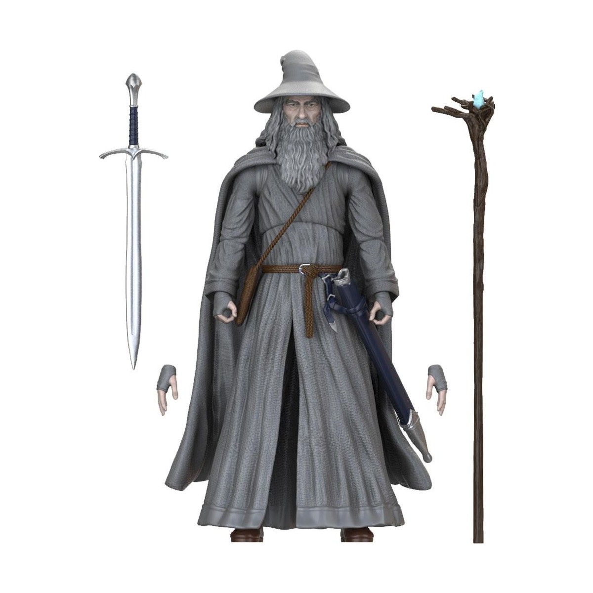 Los fieles súbditos - Gandalf - El Señor de los Anillos figura de acción BST AXN