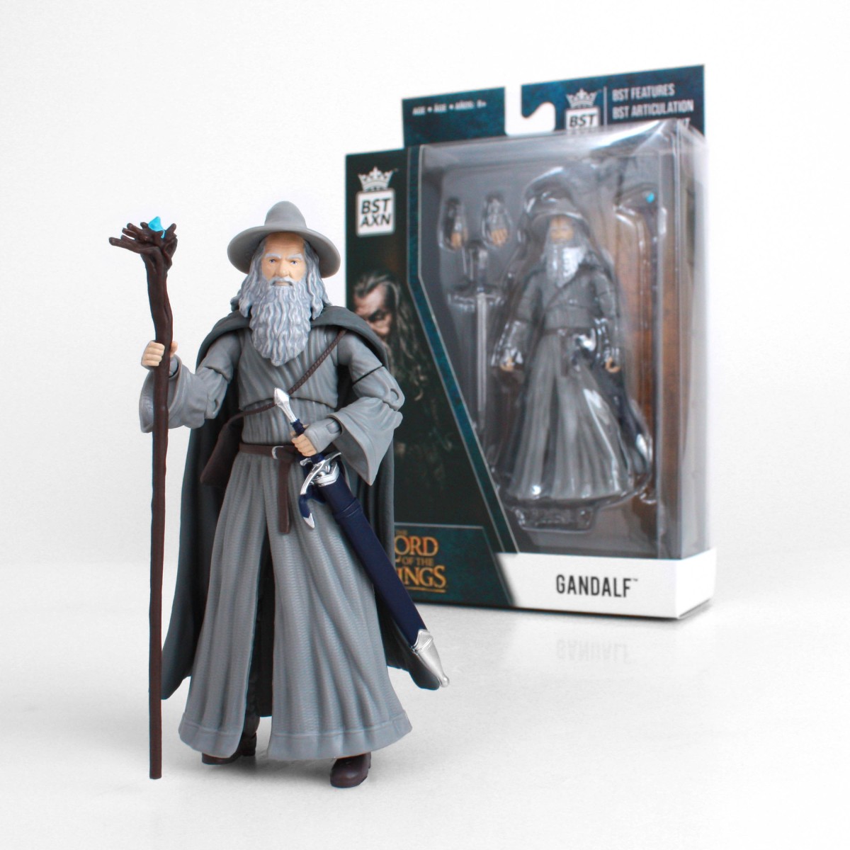 Los fieles súbditos - Gandalf - El Señor de los Anillos figura de acción BST AXN