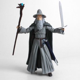Los fieles súbditos - Gandalf - El Señor de los Anillos figura de acción BST AXN