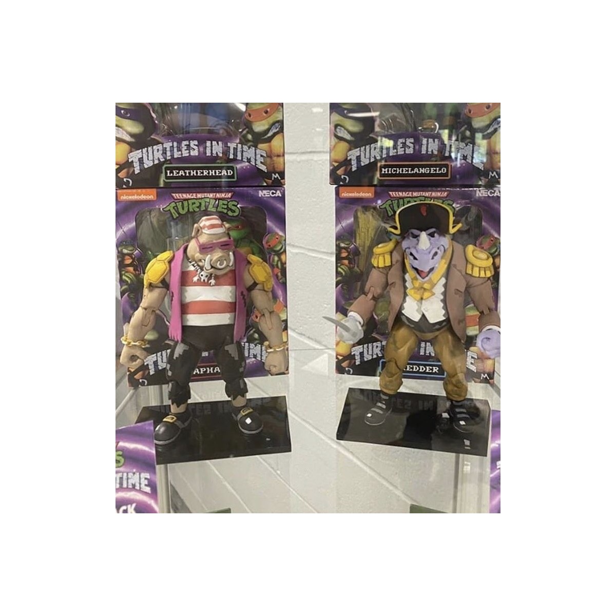 Neca Tortugas Ninja: Tortugas en el tiempo - Bebop y Rocksteady