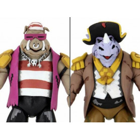 Neca Tortugas Ninja: Tortugas en el tiempo - Bebop y Rocksteady