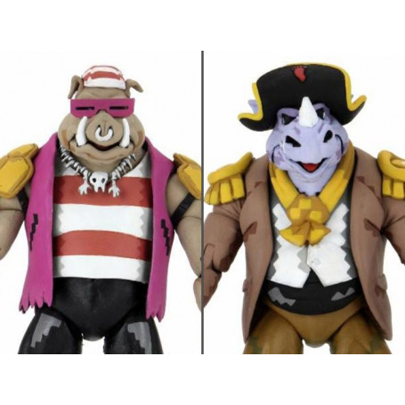 Neca Tortugas Ninja: Tortugas en el tiempo - Bebop y Rocksteady