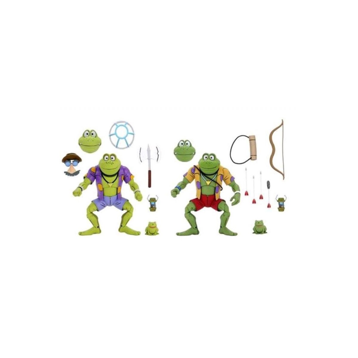 Neca - TMNT - Tortugas Ninja - Pack 2 figuras Genghis & Rasputin Frog
