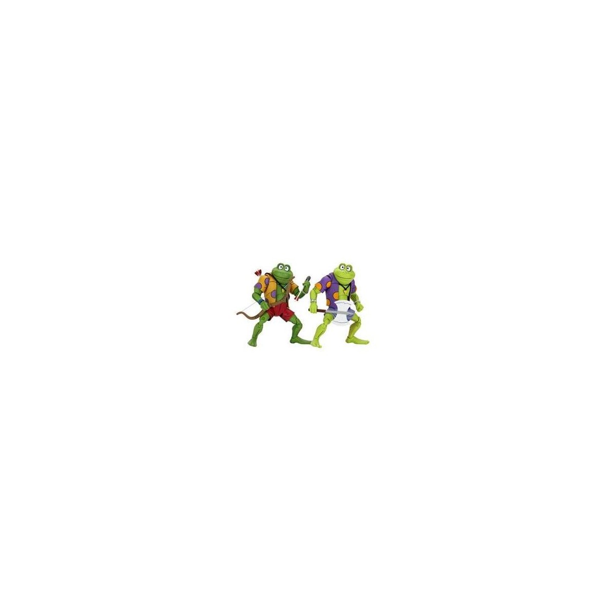 Neca - TMNT - Tortugas Ninja - Pack 2 figuras Genghis & Rasputin Frog