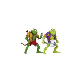 Neca - TMNT - Tortugas Ninja - Pack 2 figuras Genghis & Rasputin Frog